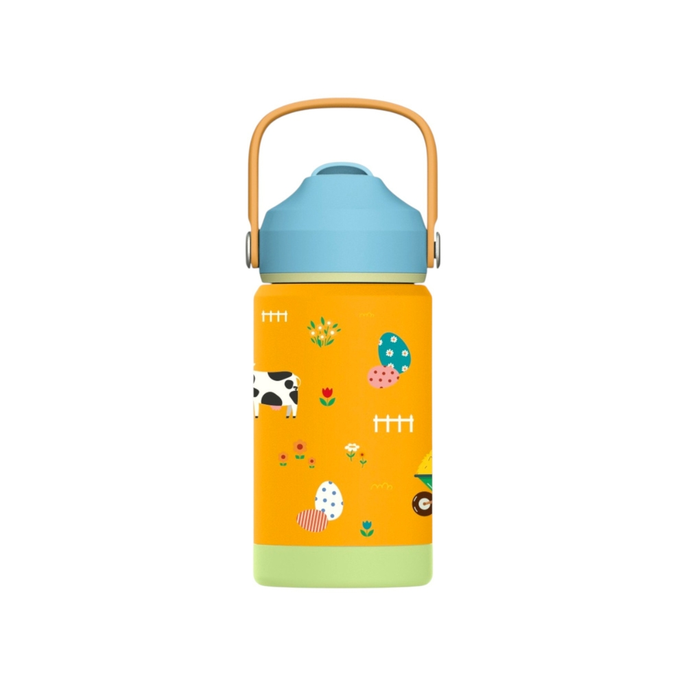 SipnJoy FlipSip Çocuk Su Termosu 360 ml Farmyard Fun
