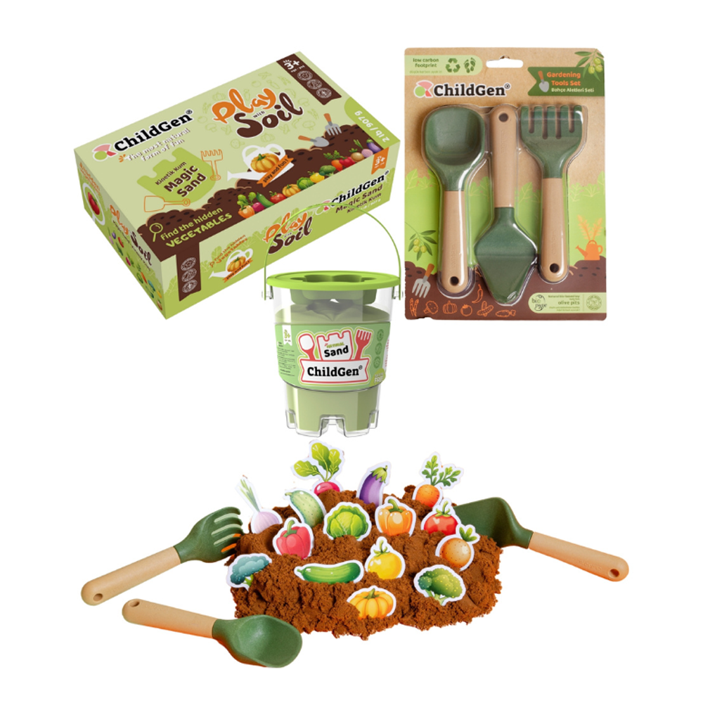 Childgen Play Dough Bahçıvan Paketi