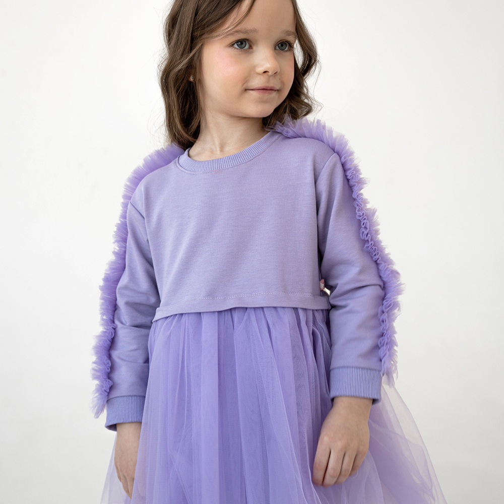 Mini Celebrities Lilac Sweatdress Elbise