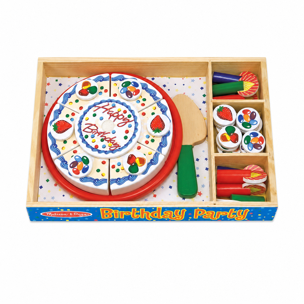 Melissa & Doug Ahşap Doğum Günü Partisi