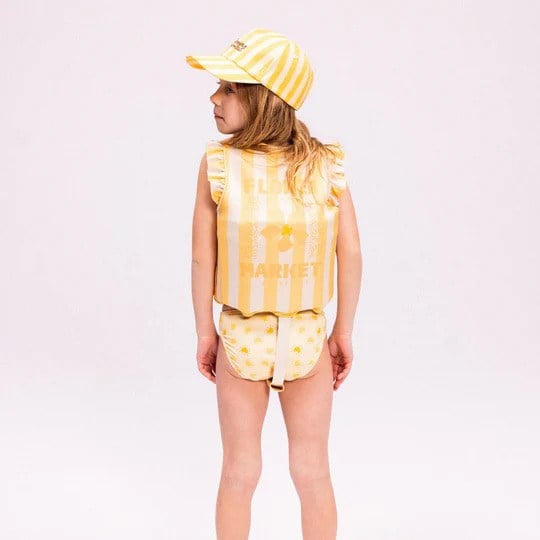 Swim Essentials Yellow Flower Market Köpük Dolgulu Yüzme Yeleği