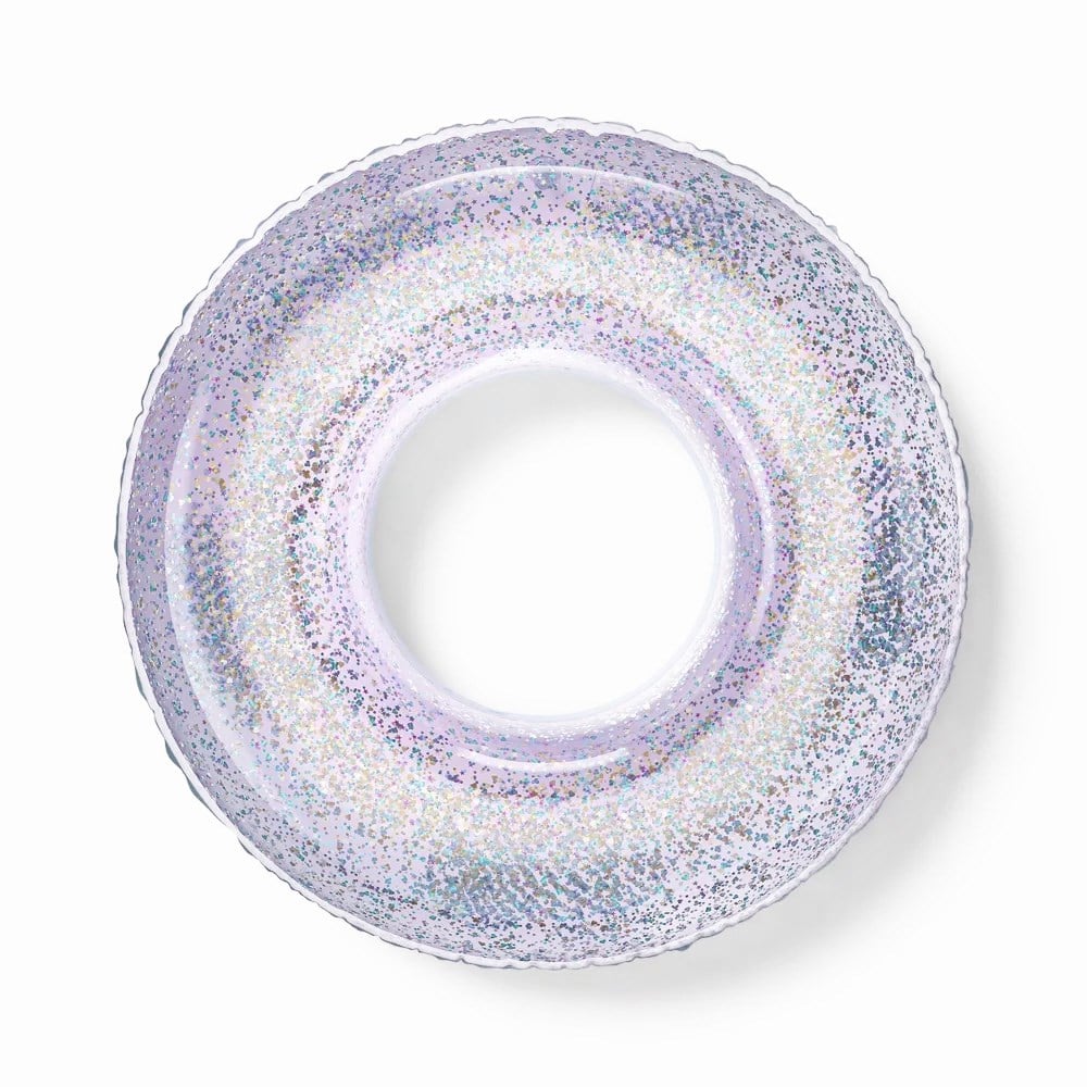Sun Squad Glitter Pool Inner Tube Lavender Yüzme Simidi 92 cm