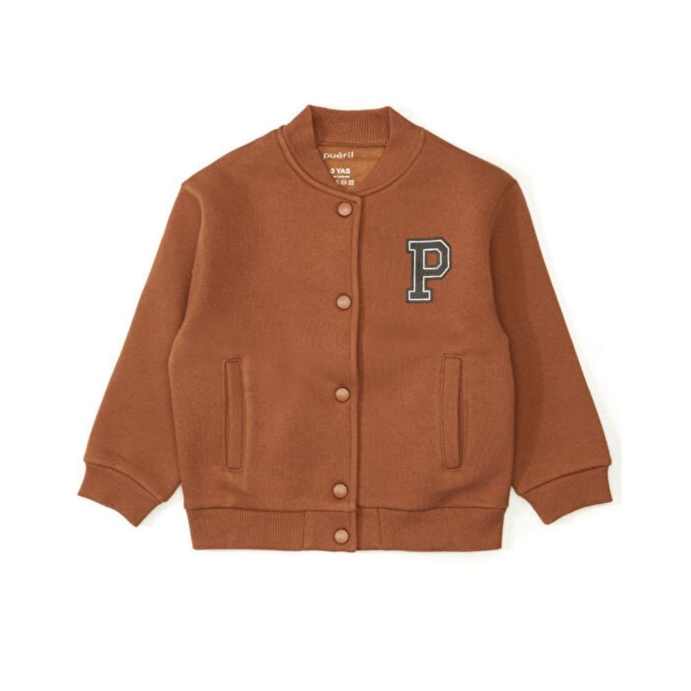 Pueril Kids Çocuk Bomber Ceket Şardonlu Toffee