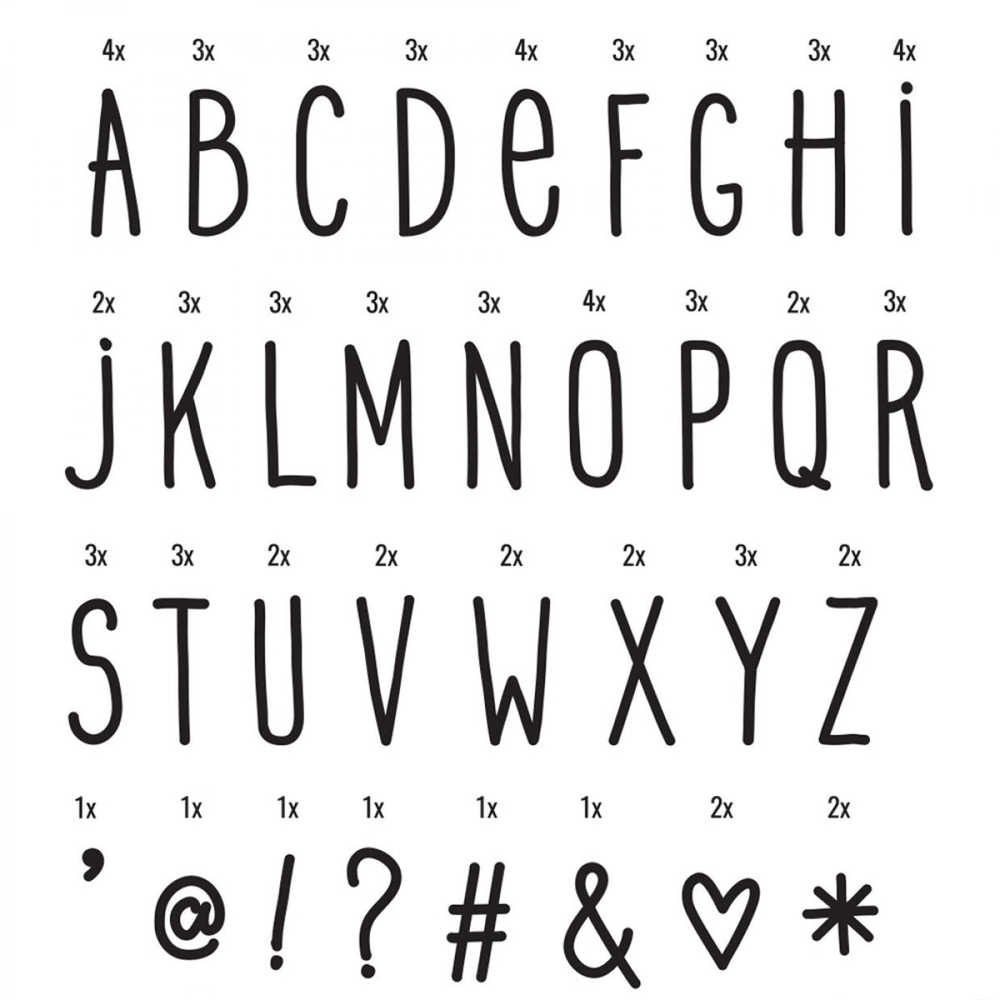 EL YAZISI HARF SEMBOL SETİ