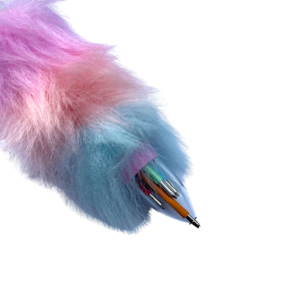 Etoilee Flamingo 6 Renkli Peluş Tükenmez Kalem