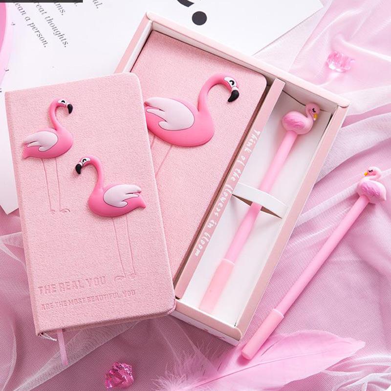 Etoilee Flamingo Defter & Kalem Seti