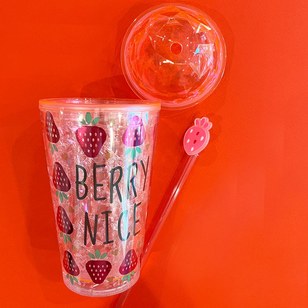 Etoilee Iced Berry Nice Strawberry Simli Pipetli Suluk