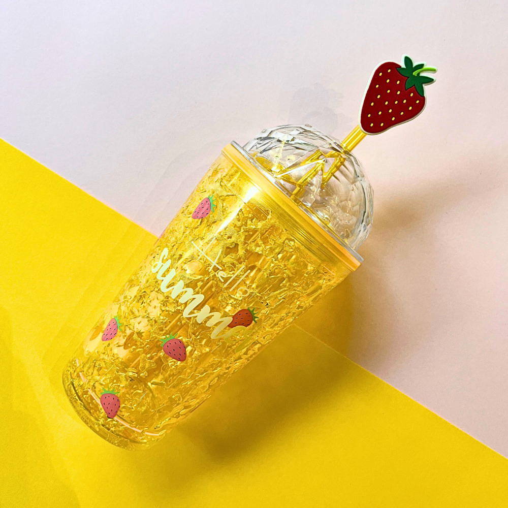 Etoilee Iced Summer Strawberry Simli Pipetli Suluk