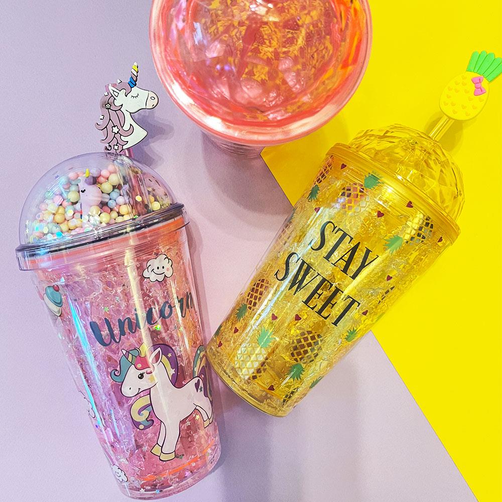 Etoilee Iced Unicorn Simli Pipetli Suluk