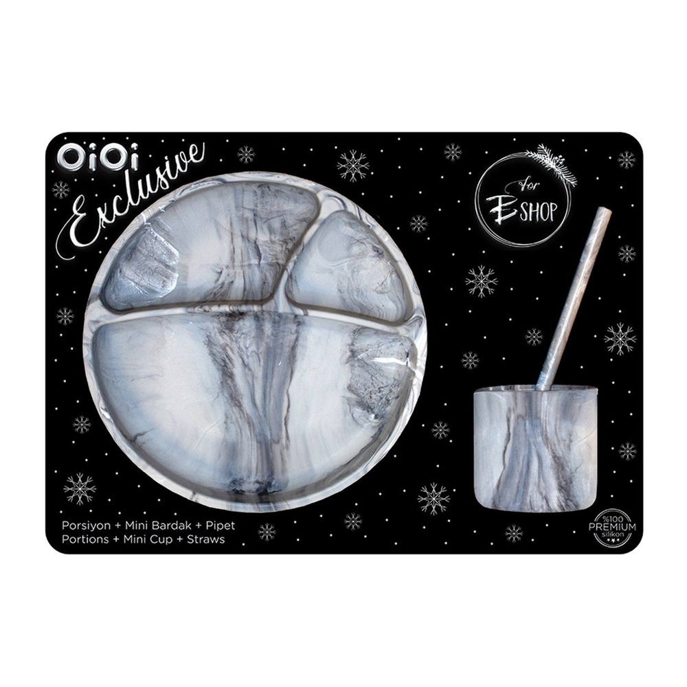 EXCLUSIVE BESLENME SETİ - GRİ MERMER