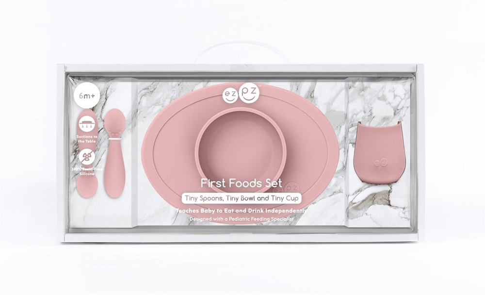 EZPZ FIRST FOOD SET - AÇIK PEMBE