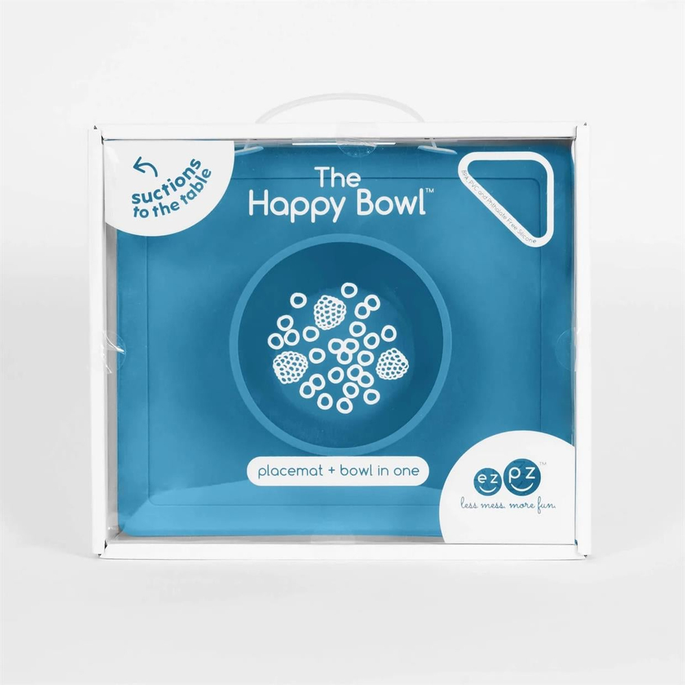 Ezpz Happy Bowl Kase Mavi