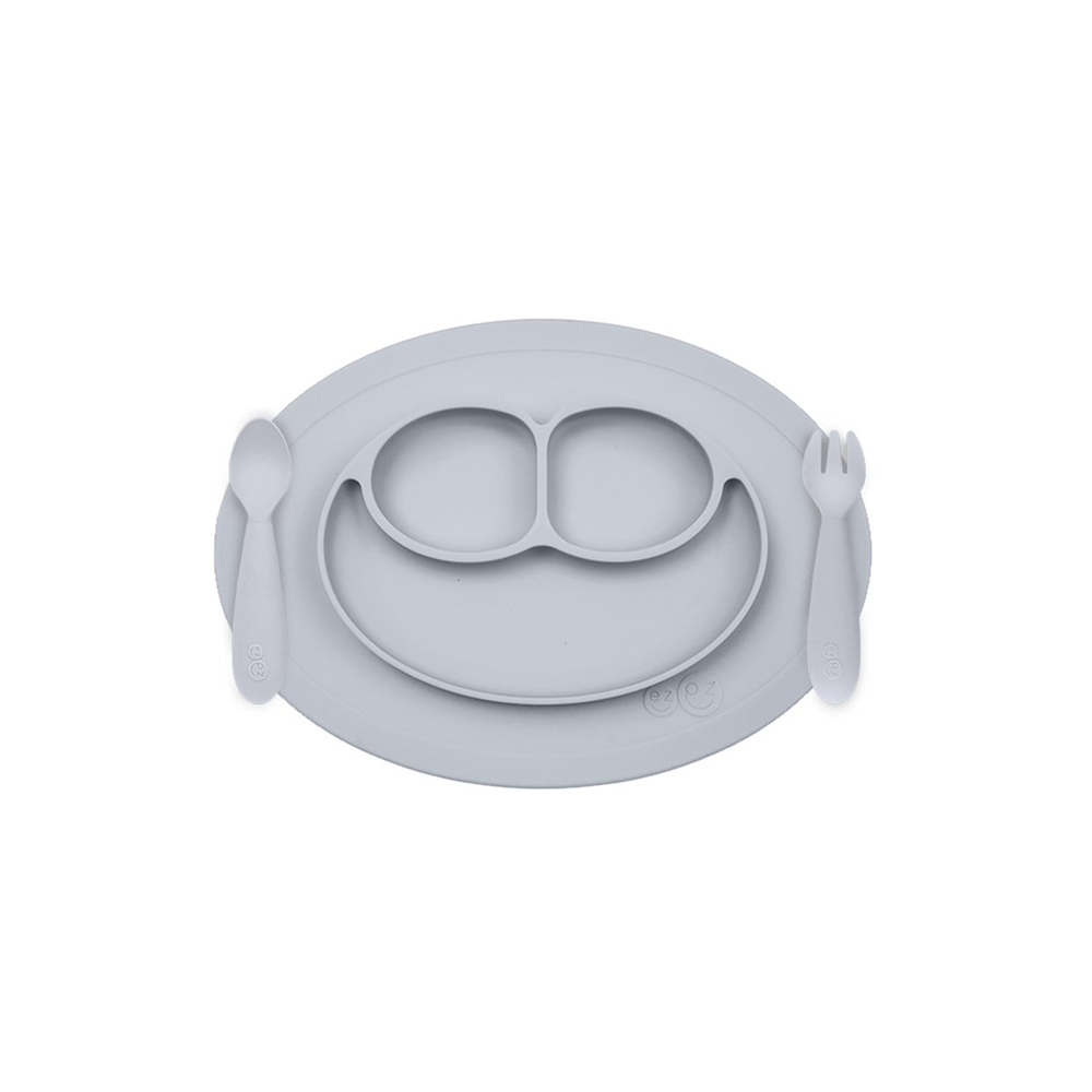 Ezpz Mini Mat Feeding Set Açık Gri