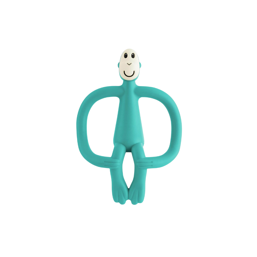 Matchstick Monkey Silikon Diş Kaşıyıcı Monkey Turkuaz
