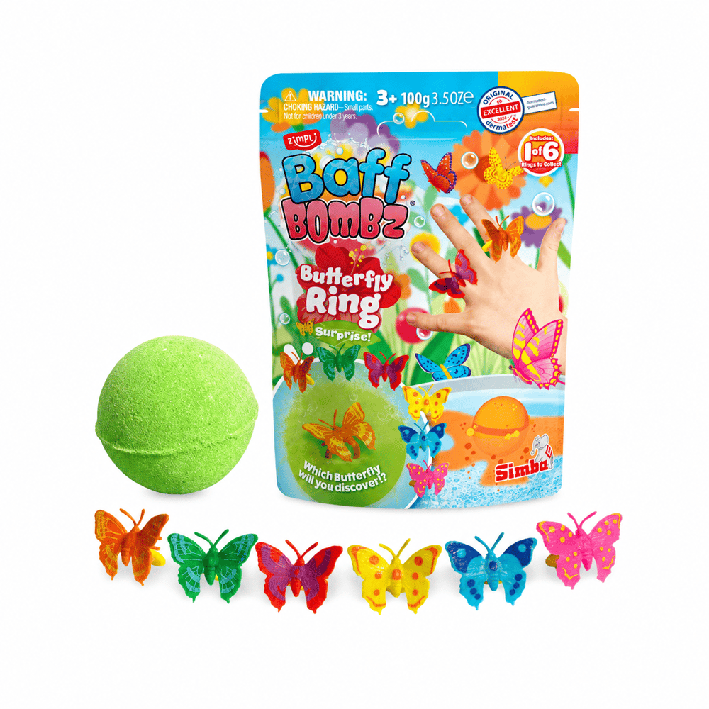 Zimpli Kids Baff Bombz Butterfly Ring Süpriz Banyo Bombası