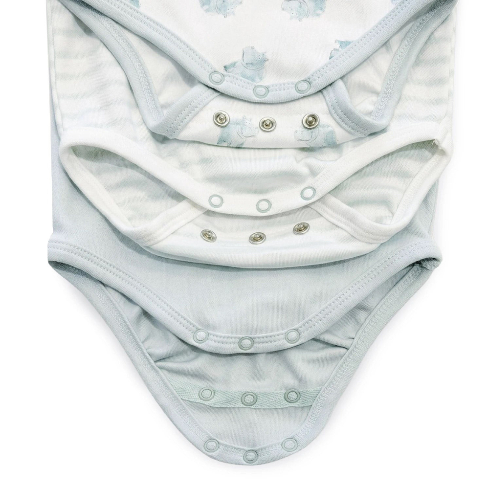 Hipopotam Bodysuit Seti 3 Adet