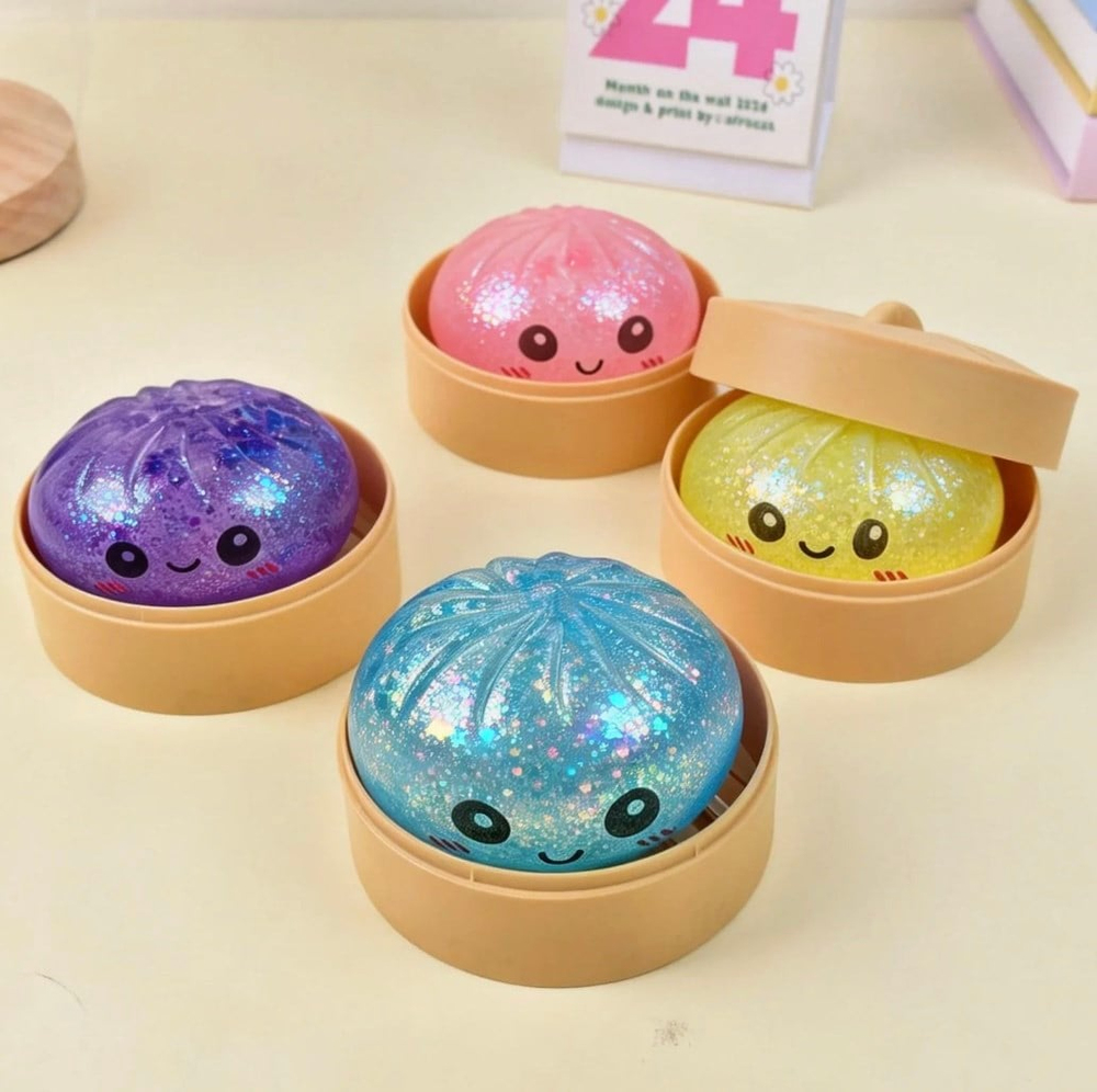 Schylling Squishy Rainbow Mystery Bun Dumpling Sürpriz Kutu