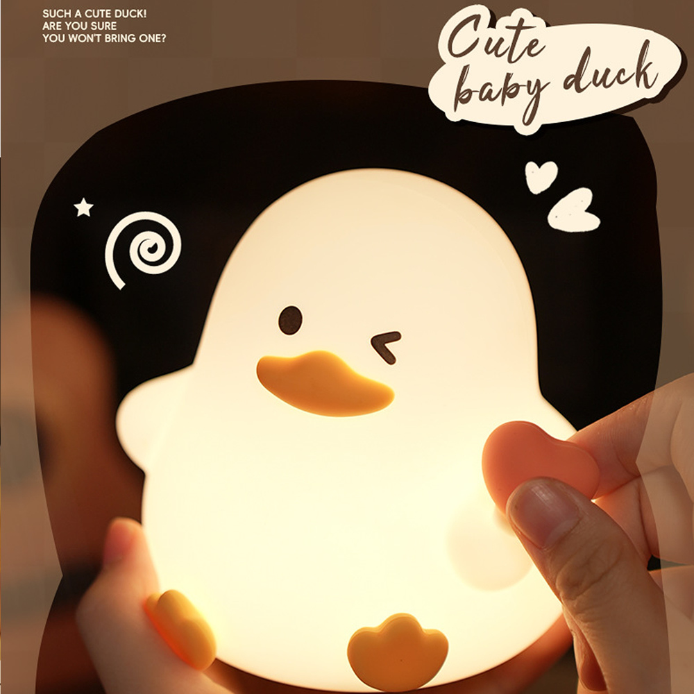 Acornia Kalpli Ördek Şarjlı Gece Lambası