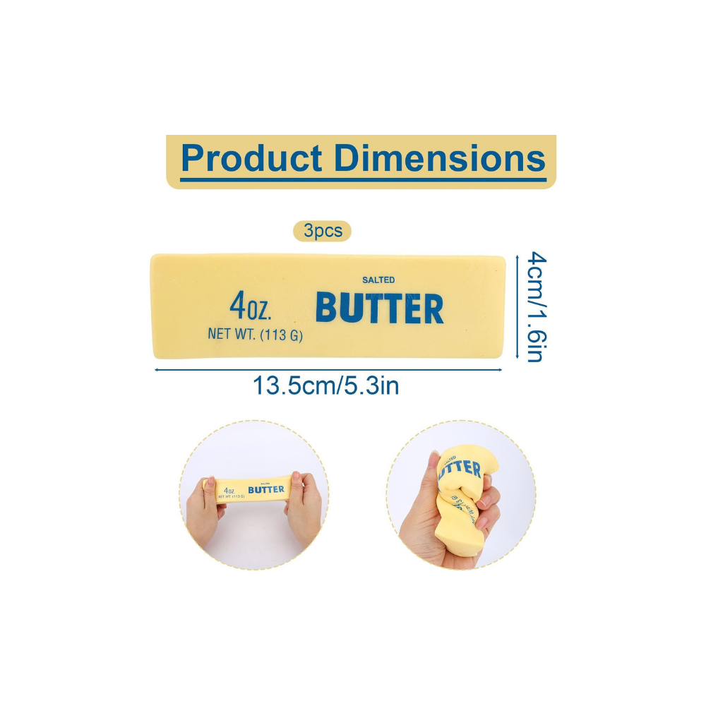 Fukaisu Butter Squishy | Stres Gideren Sıkma Oyuncağı