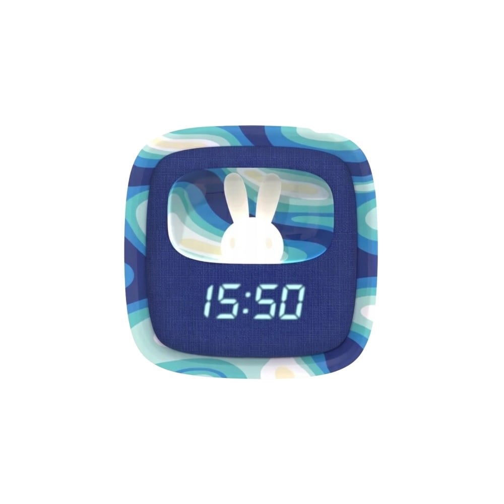 Mob Billy Clock Masaüstü Saat ve Aydınlatma Mavi Dalgalar (Limited Edition)