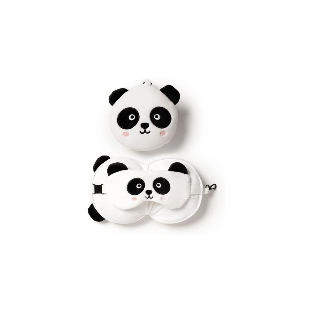 Relaxeazzz Seyahat Yastığı ve Göz Maskesi Panda