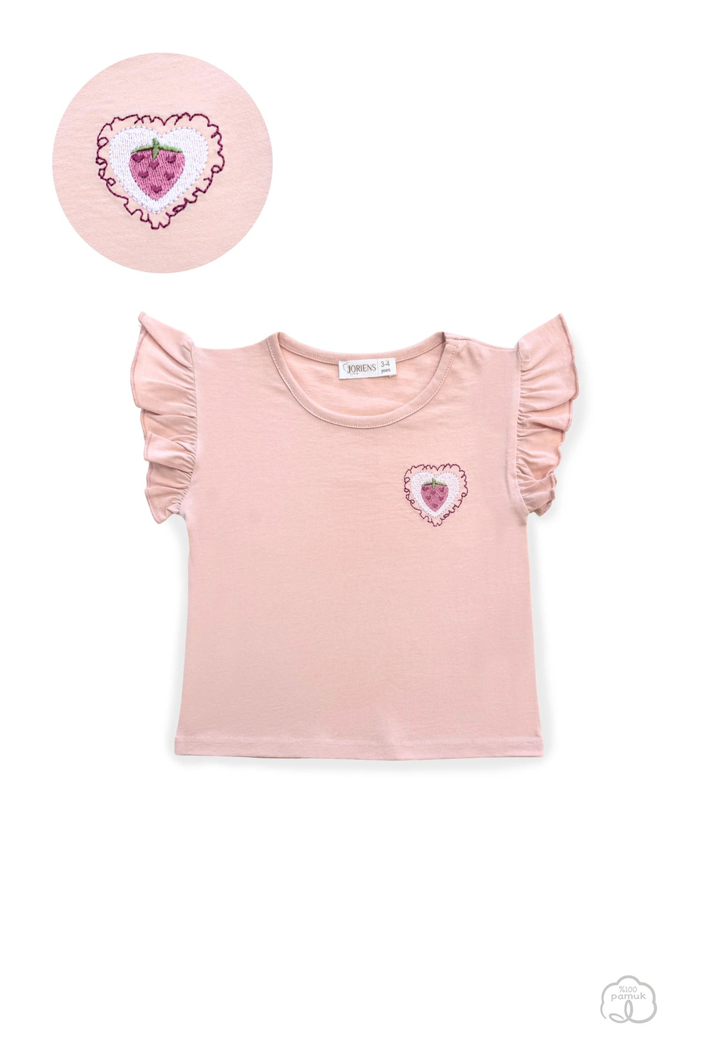 Fırfırlı Kalp Crop Top