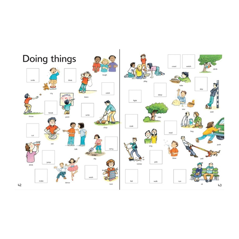 FIRST 1000 WORDS ENGLISH STICKER BOOK