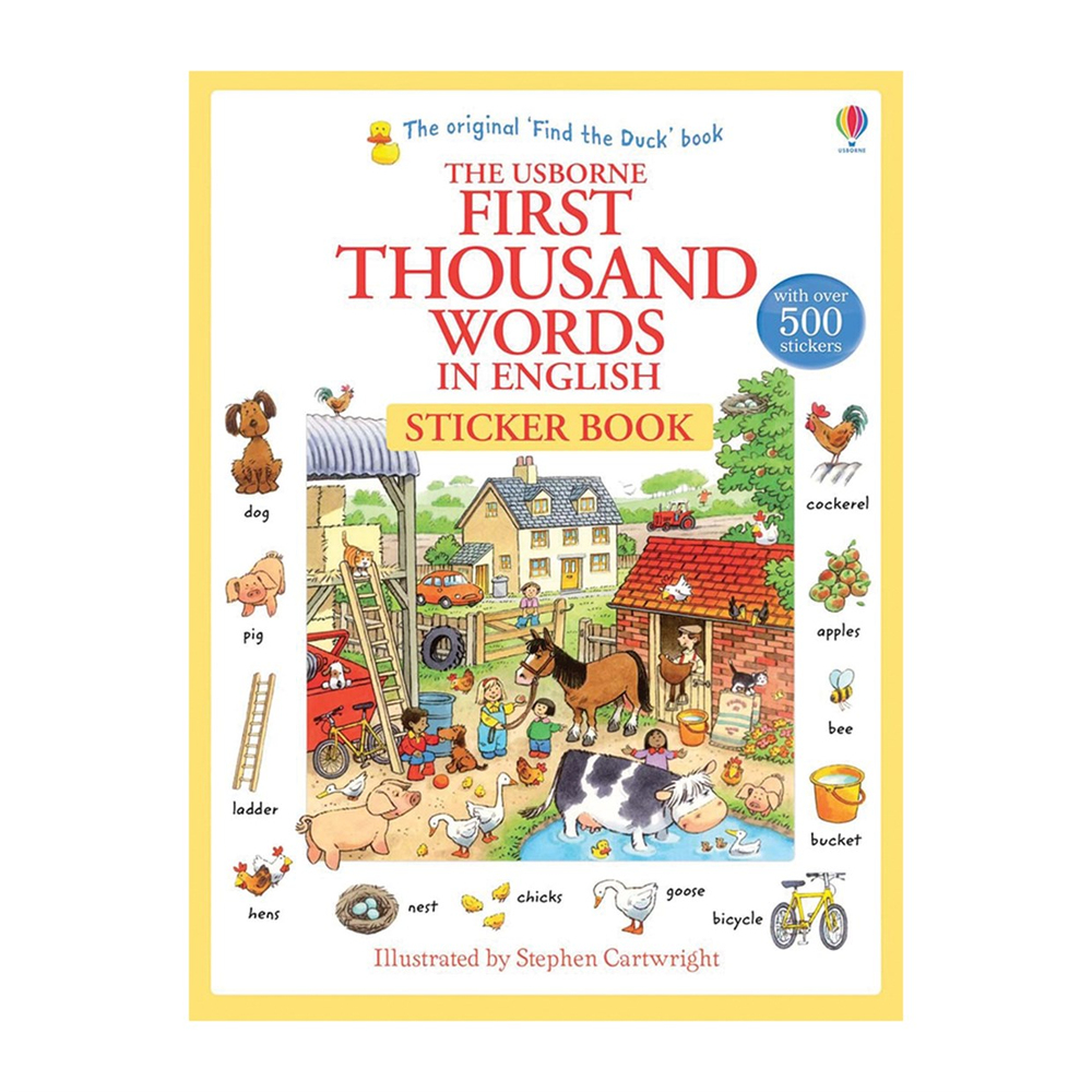 FIRST 1000 WORDS ENGLISH STICKER BOOK