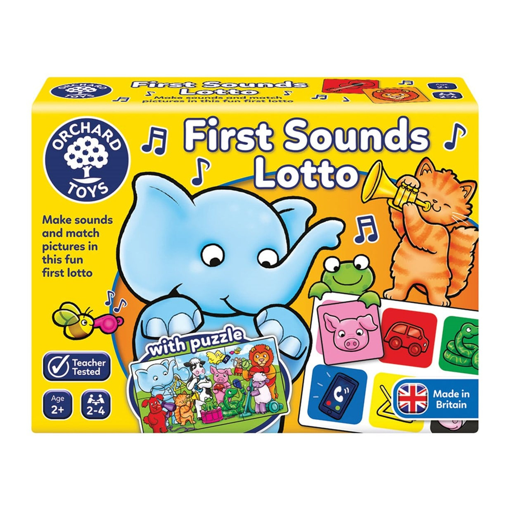 FIRST SOUNDS LOTTO AND PUZZLE 2 YAŞ+