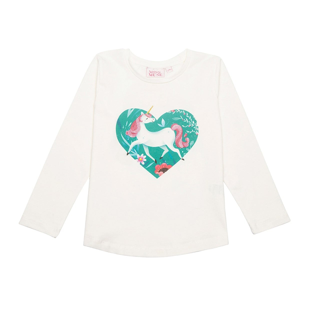 FLORAL UNICORN T-SHIRT