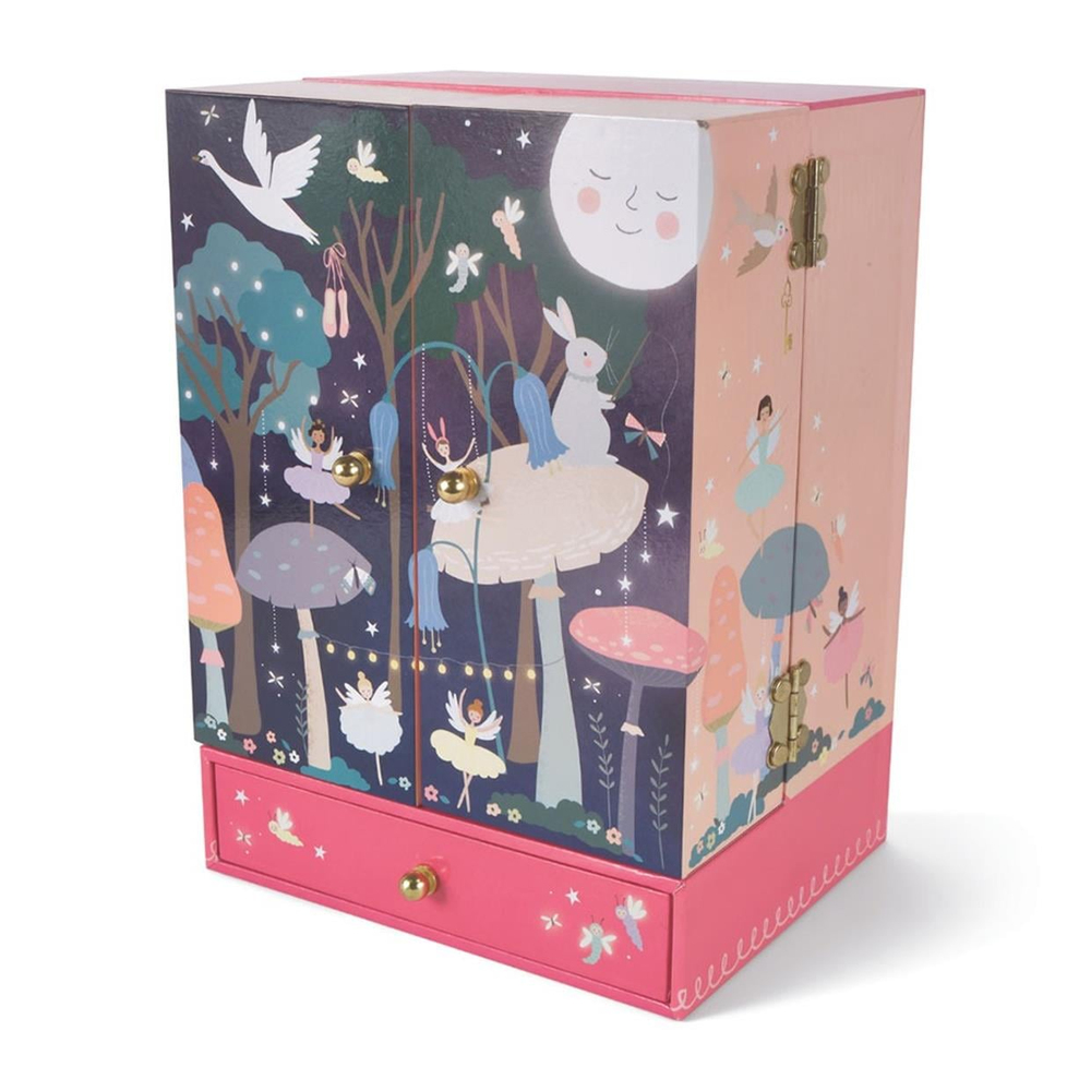 Floss & Rock Müzikli Gardrop Şeklinde Mücevher Kutusu Enchanted 