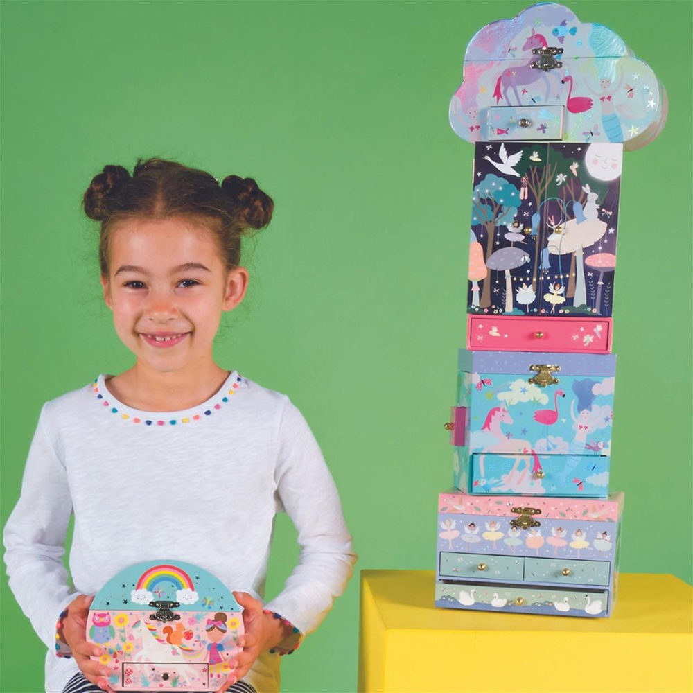 Floss & Rock Müzikli Mücevher Kutusu Rainbow Fairy