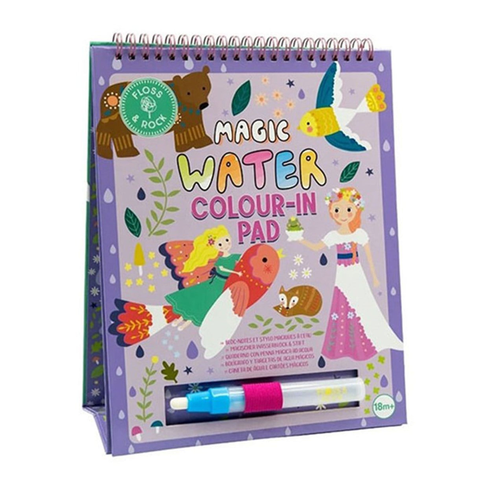 Floss & Rock Renk Değiştiren Water Magic Boyama Kitabı Fairy Tale
