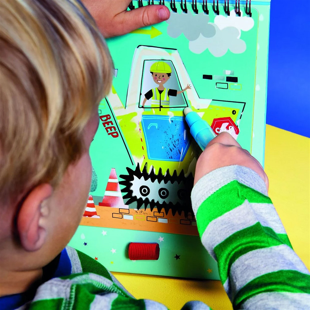 Floss & Rock Renk Değiştiren Water Magic Boyama Kitabı Space