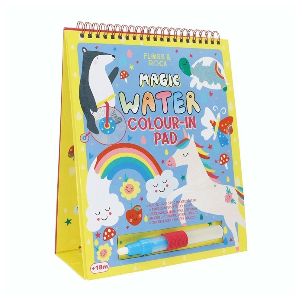 Floss & Rock Renk Değiştiren Water Magic Boyama Kitabı Rainbow Fairy
