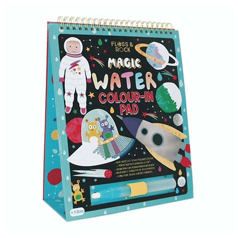 Floss & Rock Renk Değiştiren Water Magic Boyama Kitabı Space