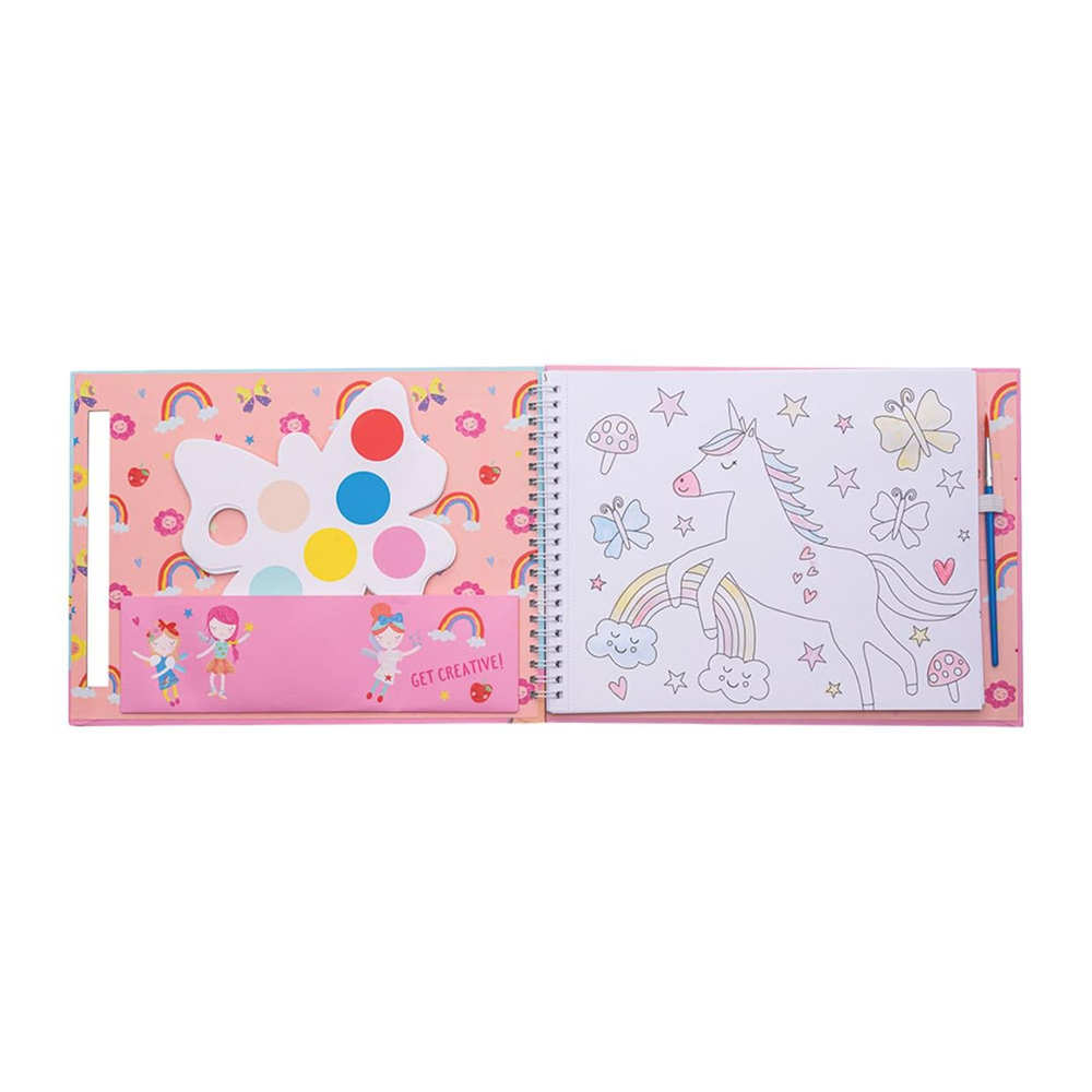 Floss & Rock Sulu Boyalı Boyama Kitabı Rainbow Fairy