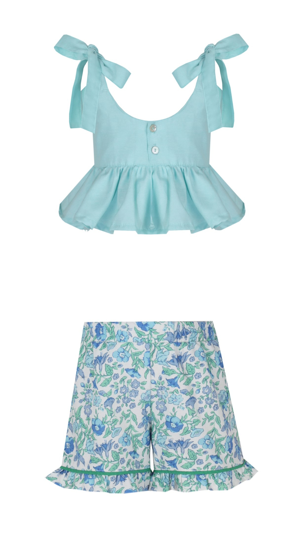 FLOWERS SHORTS SUİT