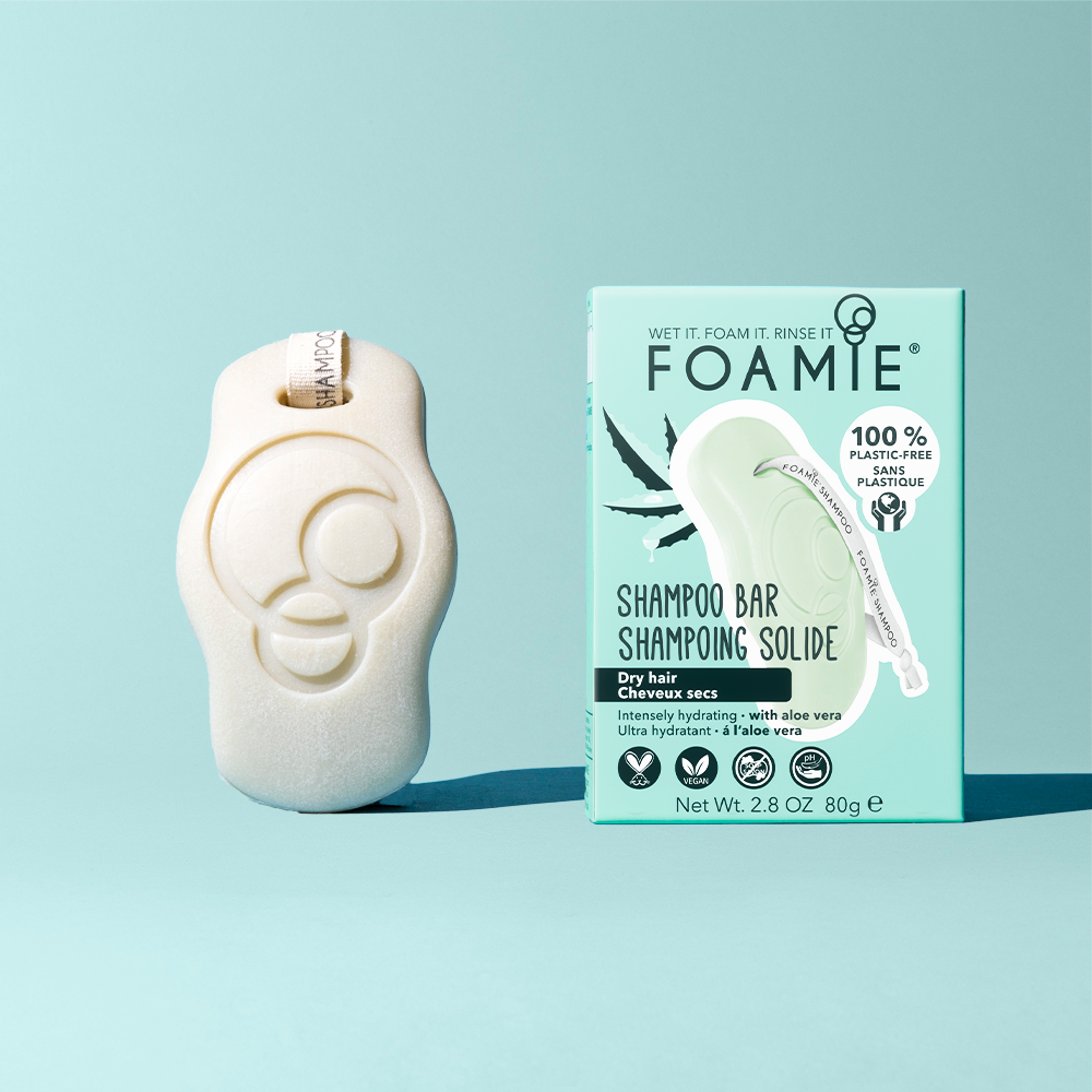 Foamie Aloe You Very Much Kuru Saçlar için Katı Şampuan