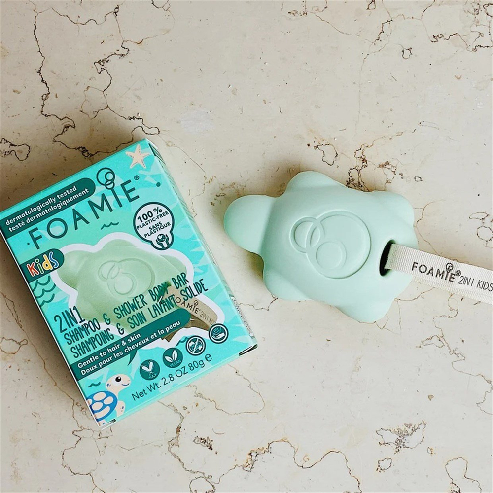 Foamie Çilekli Katı Şampuan ve Duş Jeli