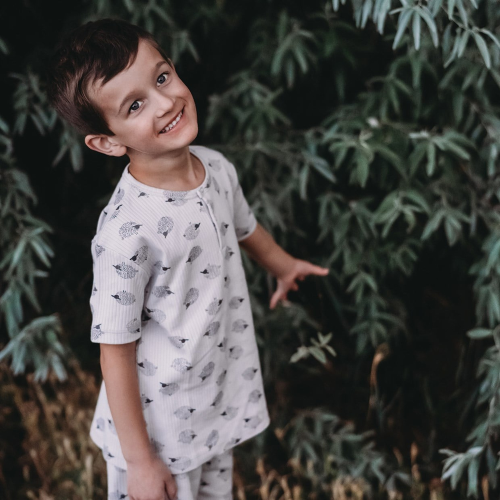 Fun In The Farm Print Şortlu Pijama Takımı