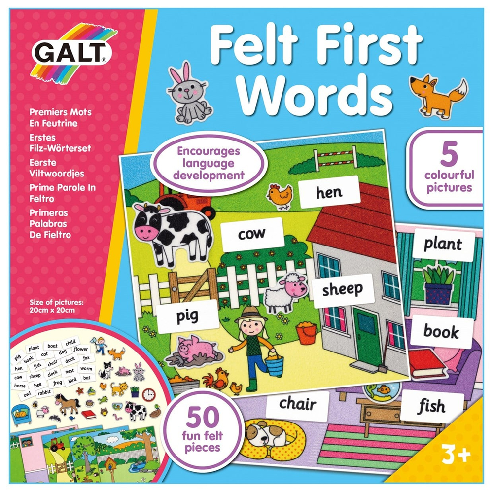 Galt - Felt First Words 3 Yaş+