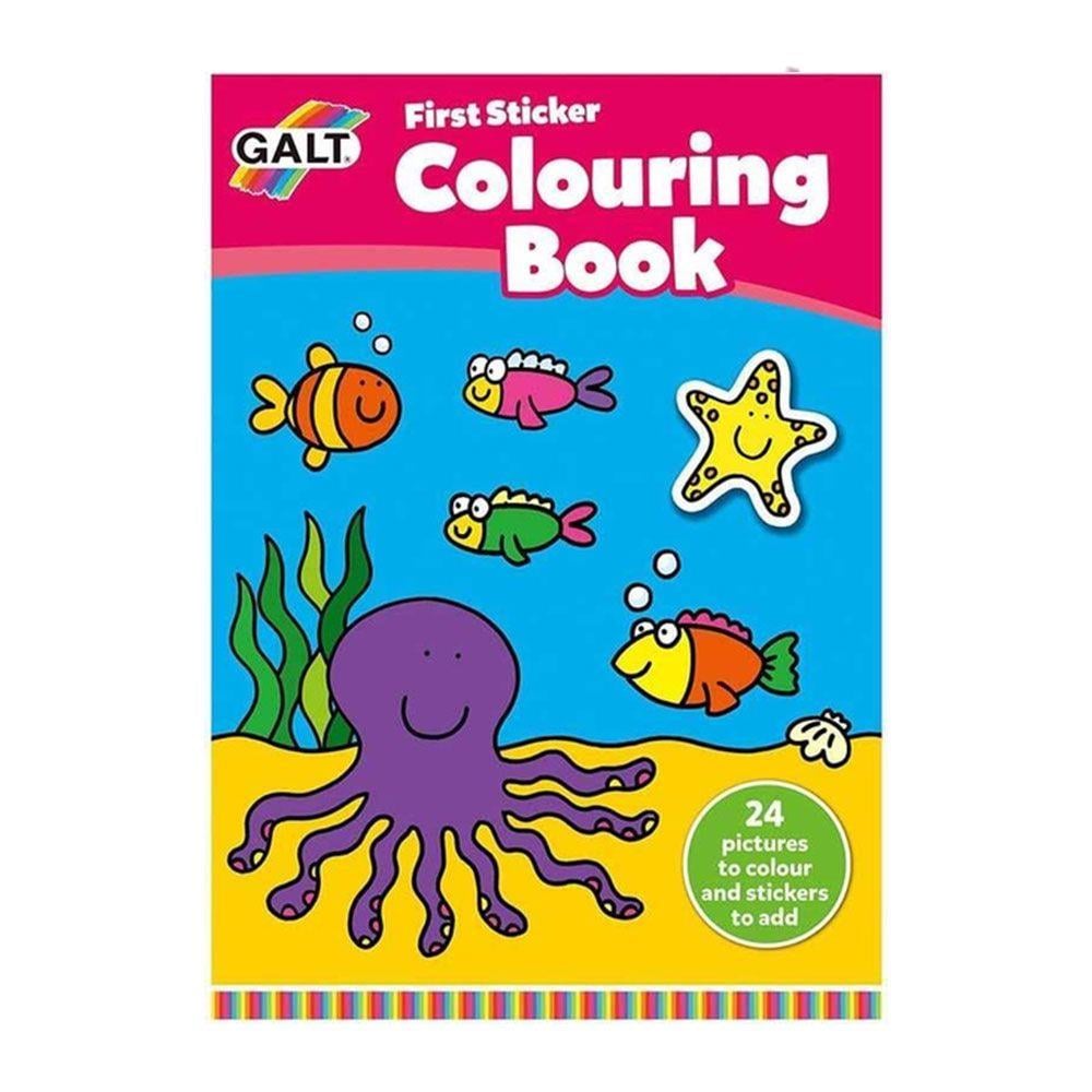Galt First Sticker Colouring Book