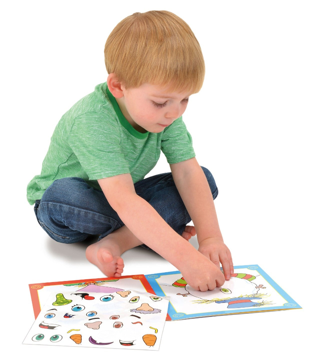 GALT FUNNY FACES STICKER BOOK 3 YAŞ+