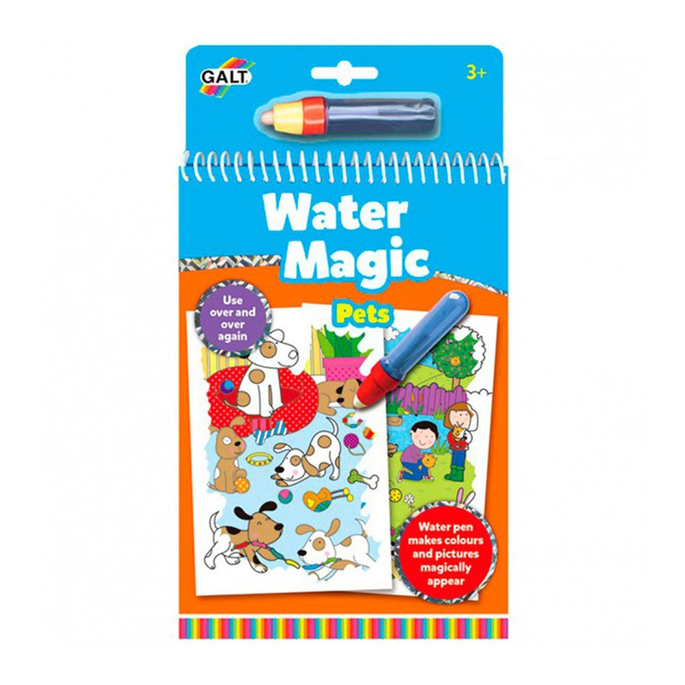 Galt Water Magic Sihirli Boyama Kitabı Pets 3 Yaş ve Üzeri