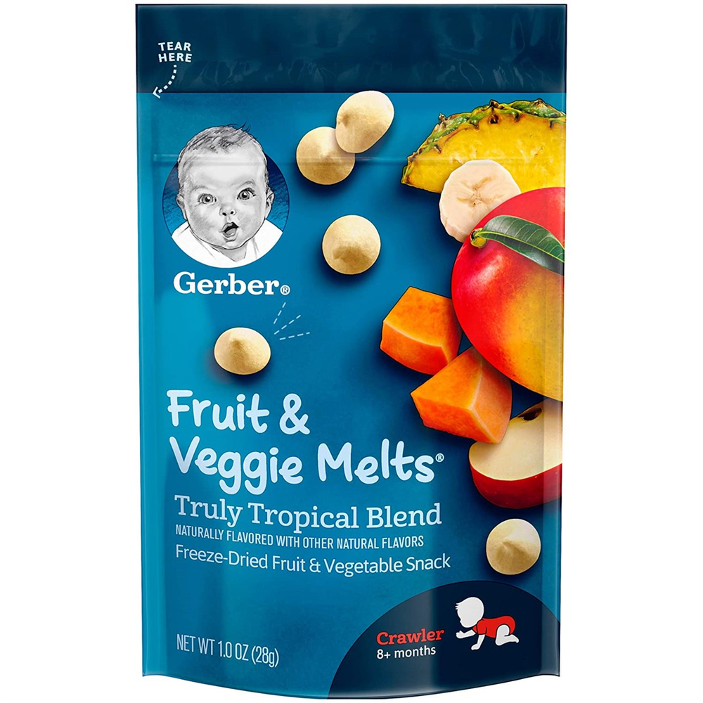 GERBER FRUIT & VEGGIE MELTS