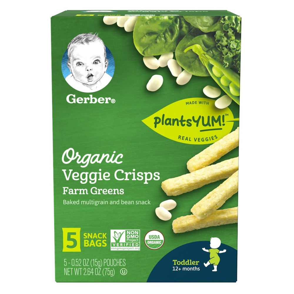 GERBER ORGANİK FASULYE CİPSİ