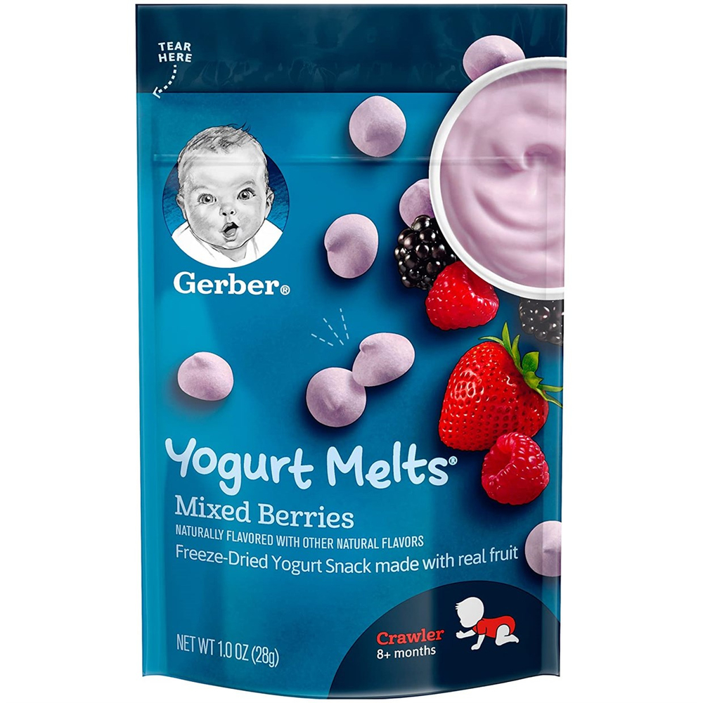 GERBER YOGURT MELTS STRAWBERRY
