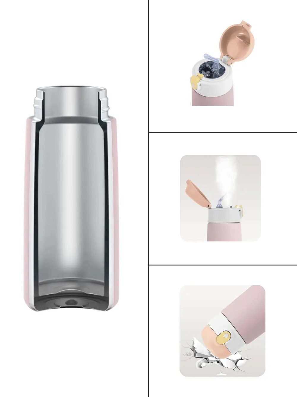 Giggle Graffe SipSquad Çocuk Su Termosu | 480 ml