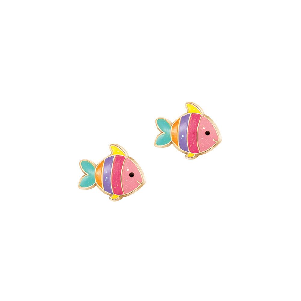 Girl Nation Cutie Studs Rainbow Fish Küpe